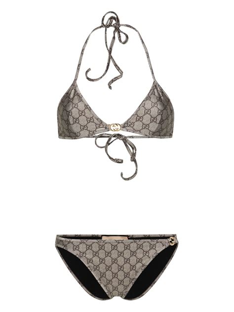 gucci biquini|farfetch gucci swimsuit.